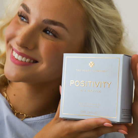 POSITIVITY <br>in a bottle